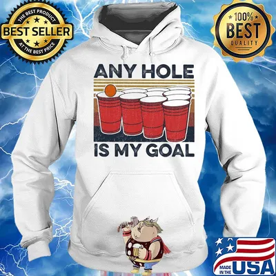 Any hole is my goal vintage s Hoodie