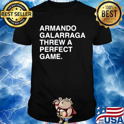 Armando galarraga threw a perfect game shirt