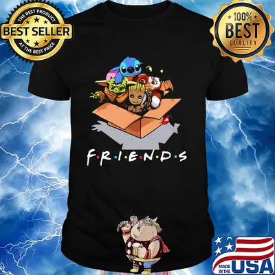 Baby groot baby stitch and baby toothless baby yoda baby gizmo friends shirt