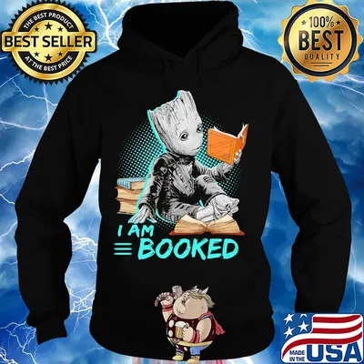 Baby Groot I am booked s Hoodie