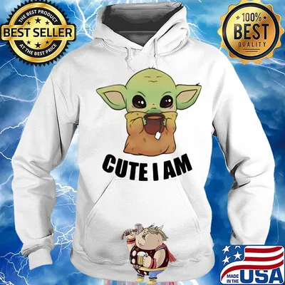 Baby Yoda cute I am s Hoodie