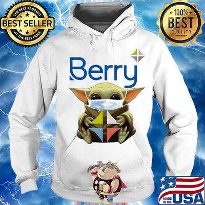 Baby Yoda face mask hug Berry s Hoodie