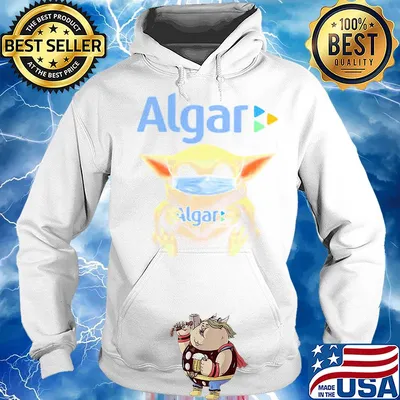 Baby Yoda hug Algar Telecom mask s Hoodie