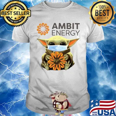 Baby Yoda hug Ambit Energy mask shirt