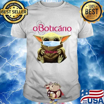 Baby Yoda hug Oboticario mask shirt