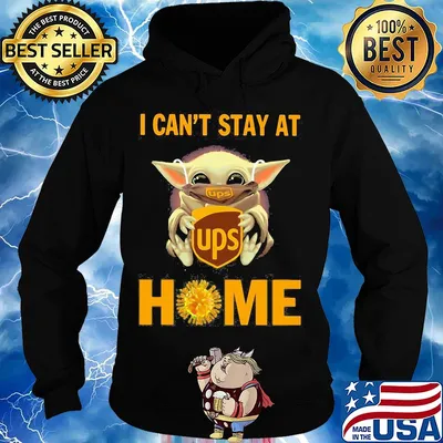 Baby Yoda hug Ups I can't stay at home Covid-19 mask s Hoodie