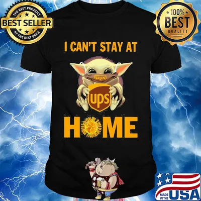 Baby Yoda hug Ups I can't stay at home Covid-19 mask shirt
