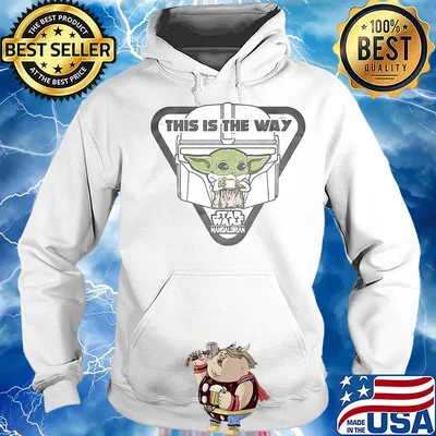 Baby yoda this is the way star wars mandalorian s Hoodie