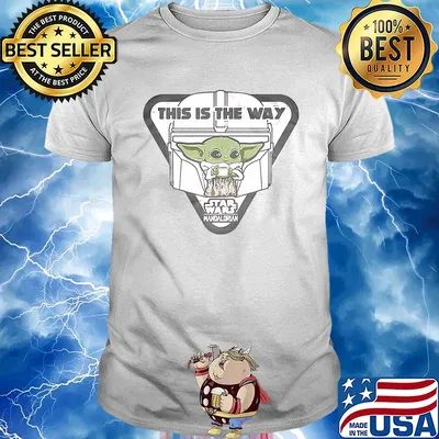 Baby yoda this is the way star wars mandalorian shirt