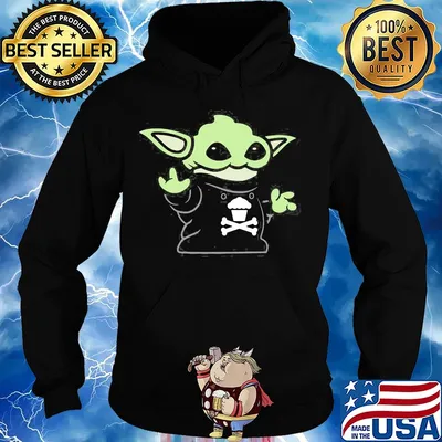 Baby Yoda Yodel Johnny Cupcakes s Hoodie