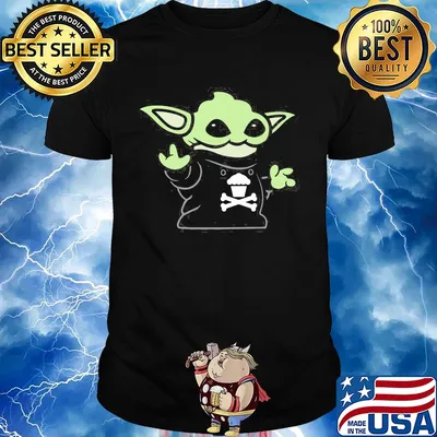 Baby Yoda Yodel Johnny Cupcakes shirt