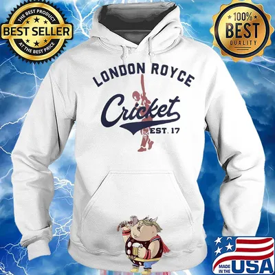 Baseball london royce cricket est. 17 s Hoodie