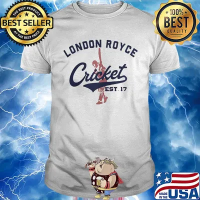 Baseball london royce cricket est. 17 shirt