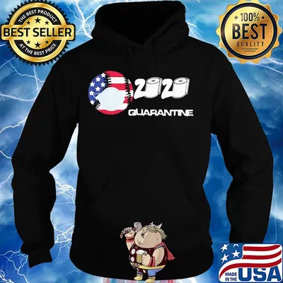 Baseball mask 2020 toilet paper American flag veteran Independence Day s Hoodie