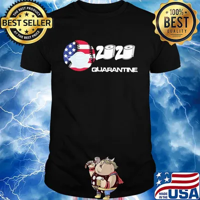 Baseball mask 2020 toilet paper American flag veteran Independence Day shirt