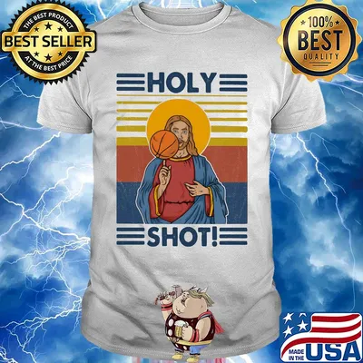Basketball jesus holy shot vintage shirt