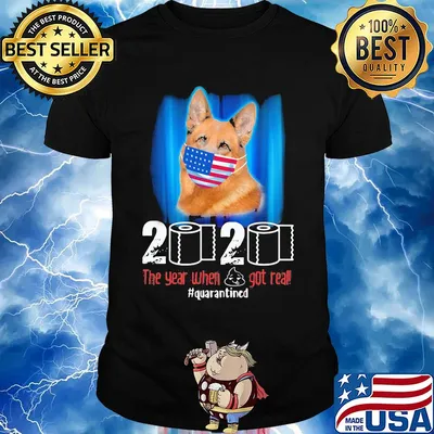 Becgie mask 2020 the year when shit got real quarantined toilet paper American flag veteran Independence Day shirt