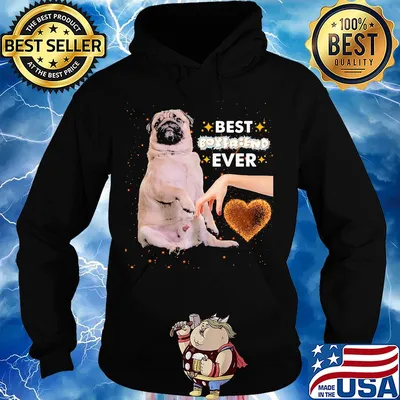 Best boyfriend ever dog heart s Hoodie