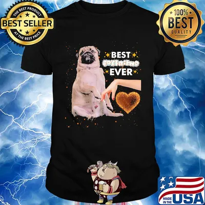 Best boyfriend ever dog heart shirt