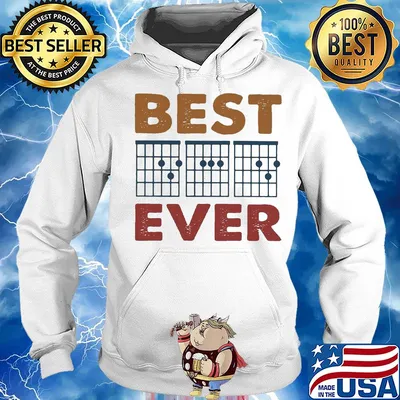 Best dad ever guitar vintage s Hoodie