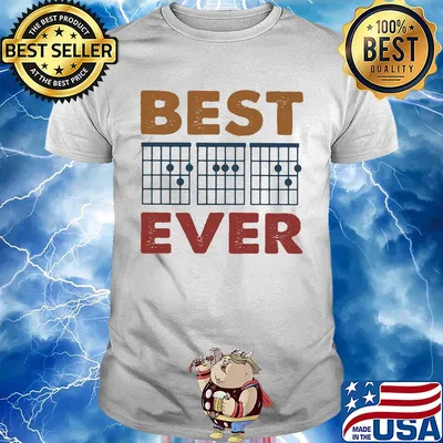 Best dad ever guitar vintage shirt