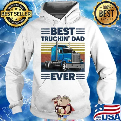 Best truckin dad ever vintage 2020 s Hoodie