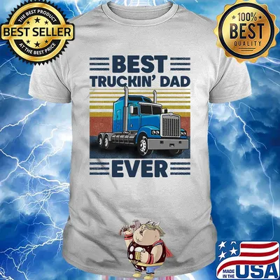 Best truckin dad ever vintage 2020 shirt