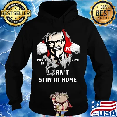 Blood inside kfc covid-19 2020 i can't stay at home s Hoodie