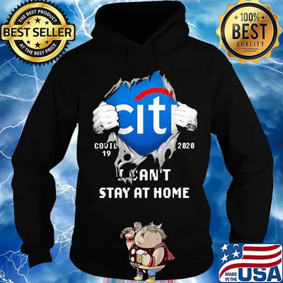 Blood insides citibank covid-19 2020 I can't stay at home s Hoodie