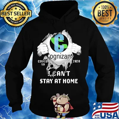Blood insides Cognizant covid-19 2020 I can't stay at home s Hoodie