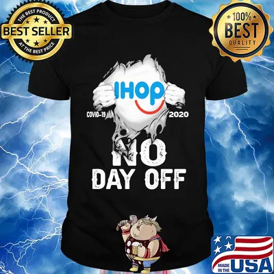 Blood insides ihop covid-19 2020 no day off shirt