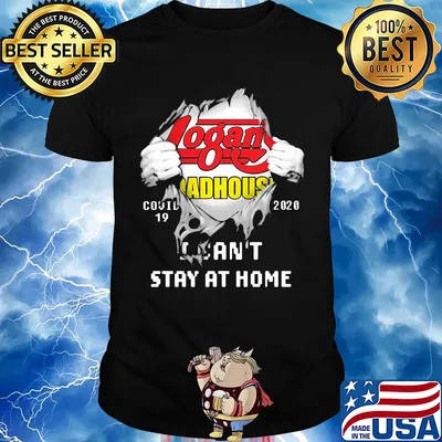 Blood insides logan roadhouse covid-19 2020 I can't stay at home shirt