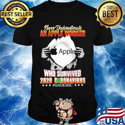 Blood insides never underestimate an apple worker who survived 2020 coronavirus pandemic shirt