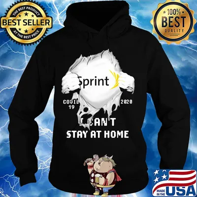 Blood insides Sprint covid-19 2020 I can't stay at home s Hoodie
