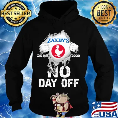 Blood insides Zaxby's covid-19 2020 no day off s Hoodie