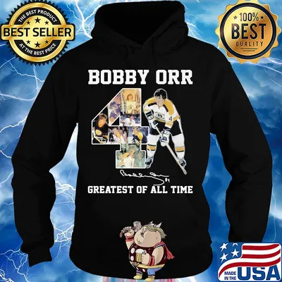 Bobby Orr 4 greatest of all time signature s Hoodie