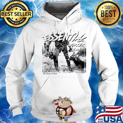 Bow life essential worker s Hoodie