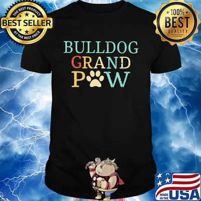 Bulldog grand paw vintage shirt