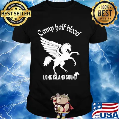 Camp half blood long island sound horse shirt