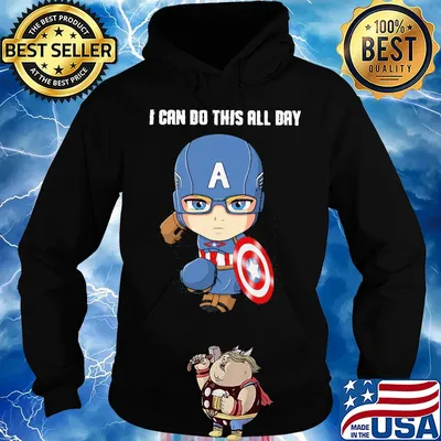 Captain Marvel I can do this all day s Hoodie