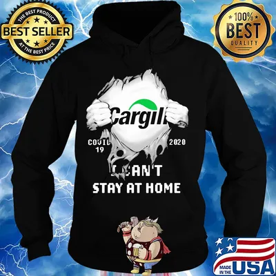 Cargill Covid-19 2020 I can't stay at home hand s Hoodie