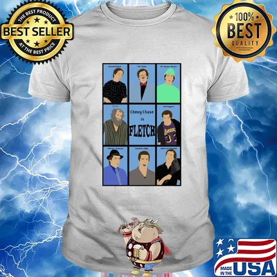 Chevy Chase is Fletch shirt