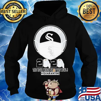 Chicago white sox mask 2020 the year when shit got real quarantine toilet paper s Hoodie