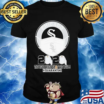 Chicago white sox mask 2020 the year when shit got real quarantine toilet paper shirt