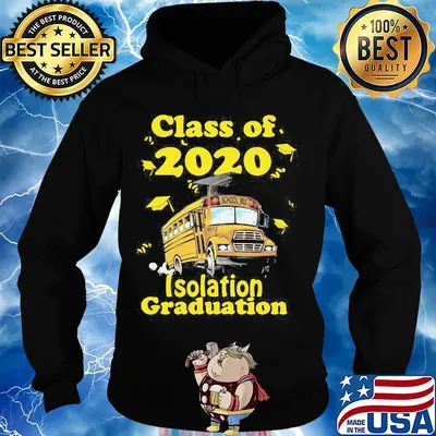 Class of 2020 isolation graduation school bus s Hoodie