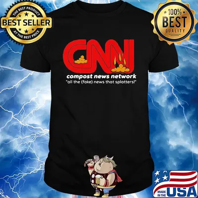 CNN compost news network all the fake news that matters shirt
