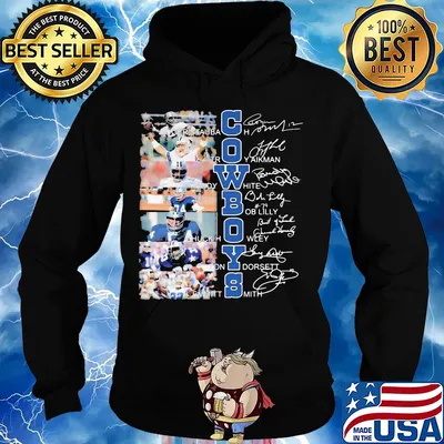 Cowboys Roger Staubach Troy aikman Randy White signature s Hoodie