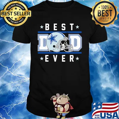 Dallas cowboys best dad ever happy father's day stars shirt