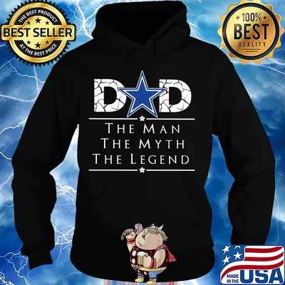 Dallas Cowboys dad the man the myth the legend happy father's day s Hoodie