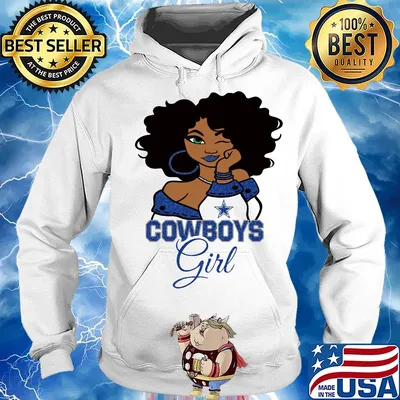 Dallas Cowboys football black girl s Hoodie